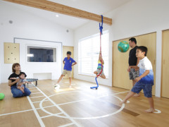 子どもたちにとっては夢の部屋!サッカー部屋がある家