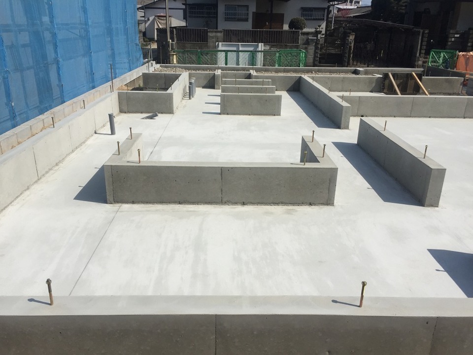 基礎工事完了