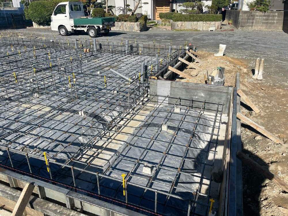 基礎配筋工事