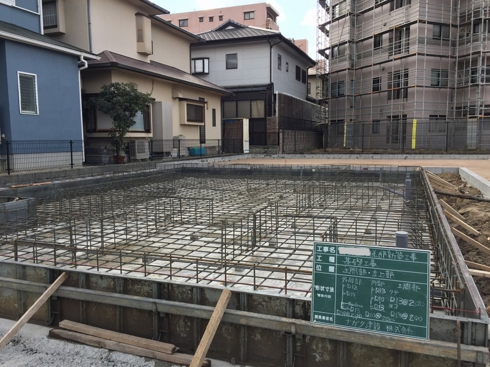 基礎配筋状況