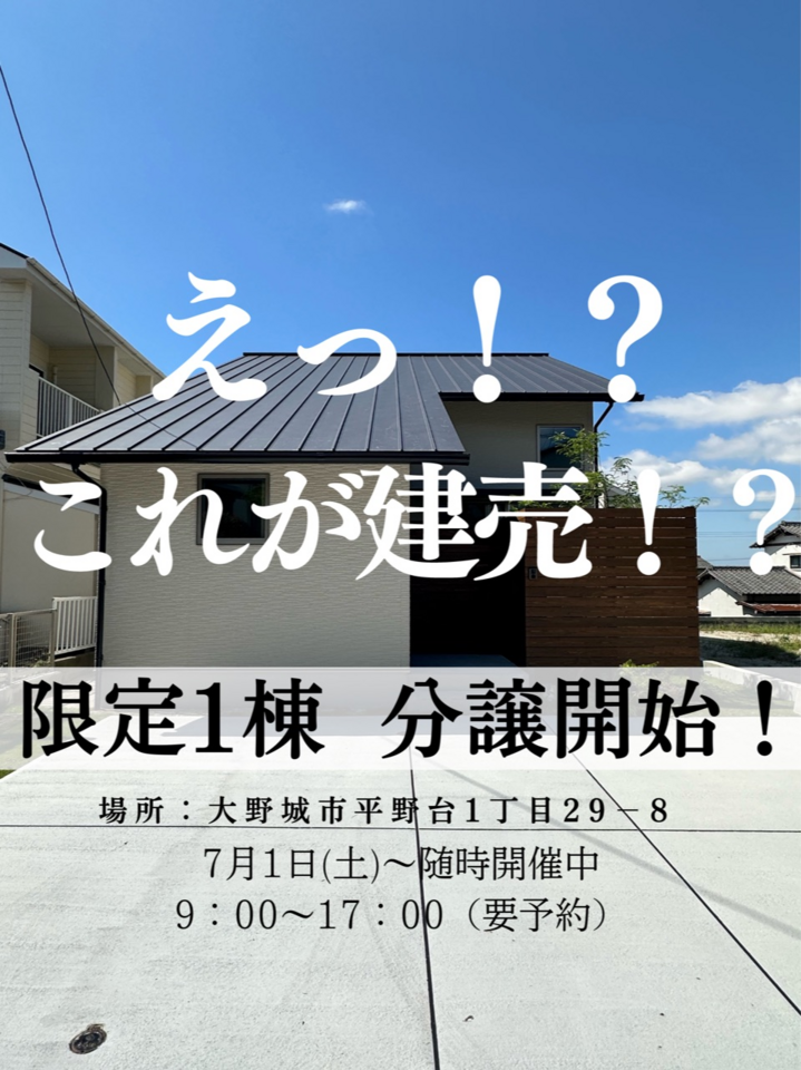 【当日予約大歓迎】ありそうで無かったお洒落な建売住宅