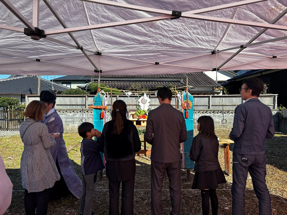 地鎮祭を行いました