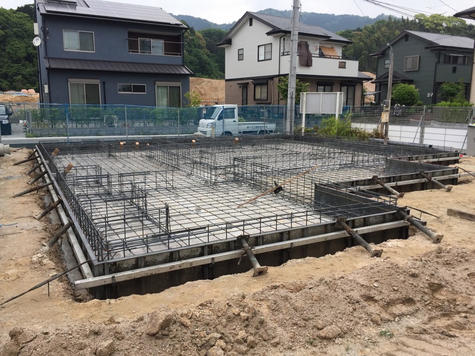 基礎工事（配筋）