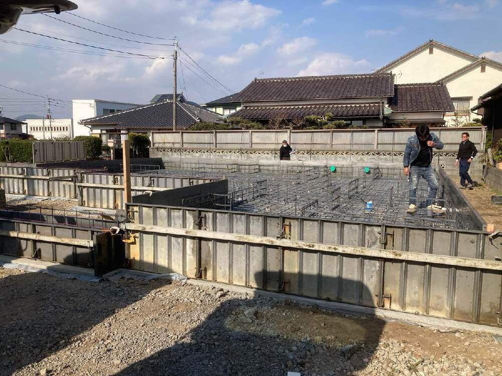 お家の土台・基礎工事