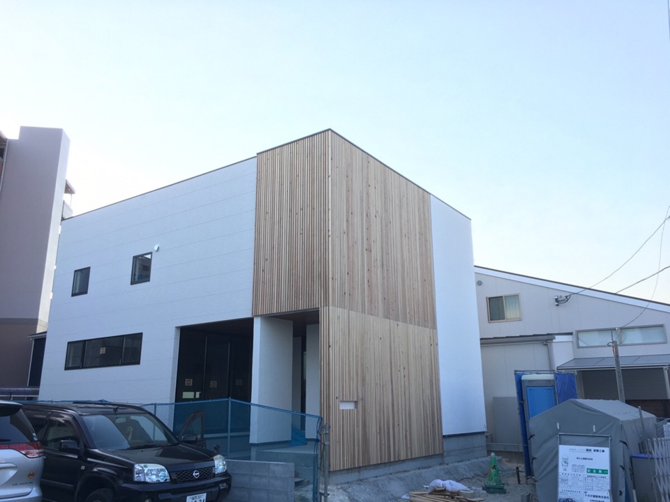 足場が外れました