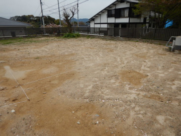 解体完了・地縄張り