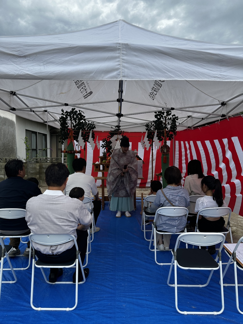 地鎮祭が行われました。