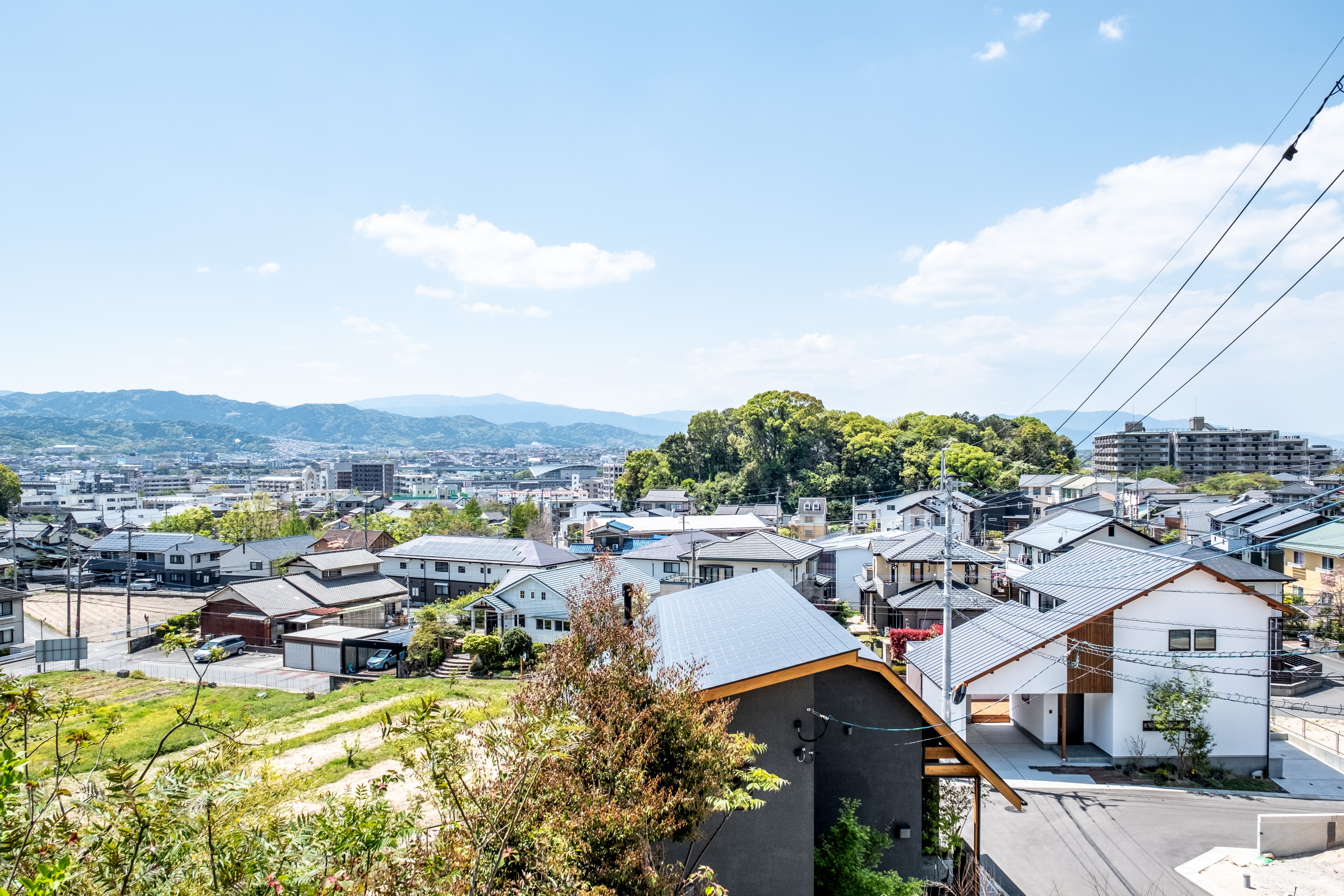都府楼の杜の街並み